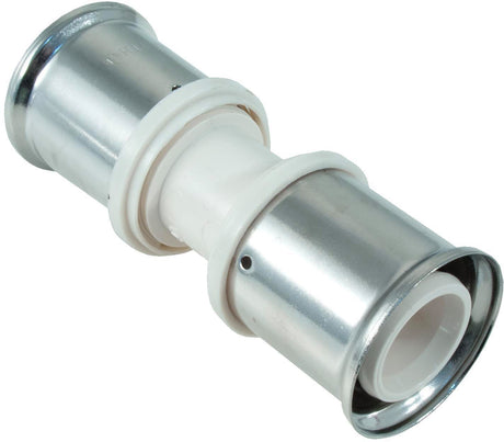 MULTITUBO Press-Kupplung PPSU 16x16mm – 10 Stück, DVGW & KIWA geprüft, Sichtfenster