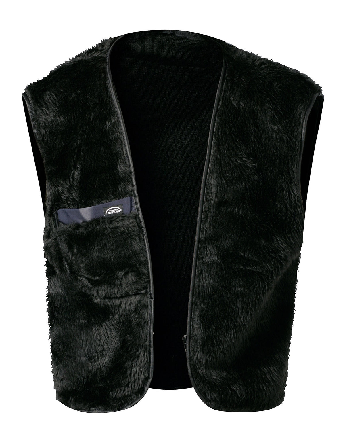 Pilotjacke RONDANE 4-in-1 Gr.M schwarz NORWAY – abnehmbarer Kragen, Webpelz-Futter, wasserabweisend