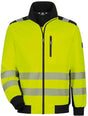 Warnschutz-Sweatjacke DEMINO gelb/schwarz ELYSEE – EN ISO 20471, Gr. XXL