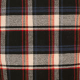 CRAFTLAND Flanellhemd TURRELL Schwarz/Marine/Beige/Rot Kariert Gr. S – 100% Baumwolle, 290 g/m²