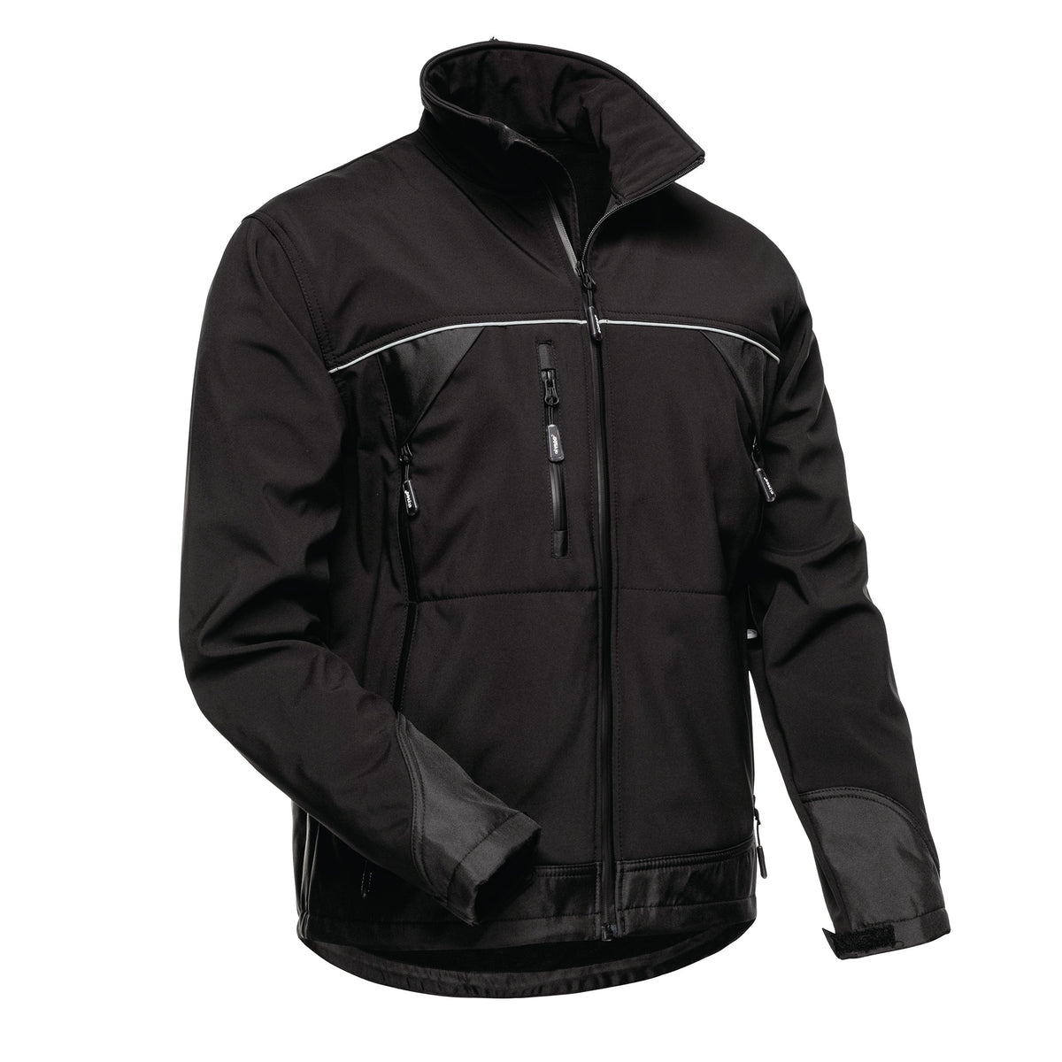 ELYSEE Softshelljacke ALPHA Schwarz Gr.S – Wind- & wasserdicht, atmungsaktiv