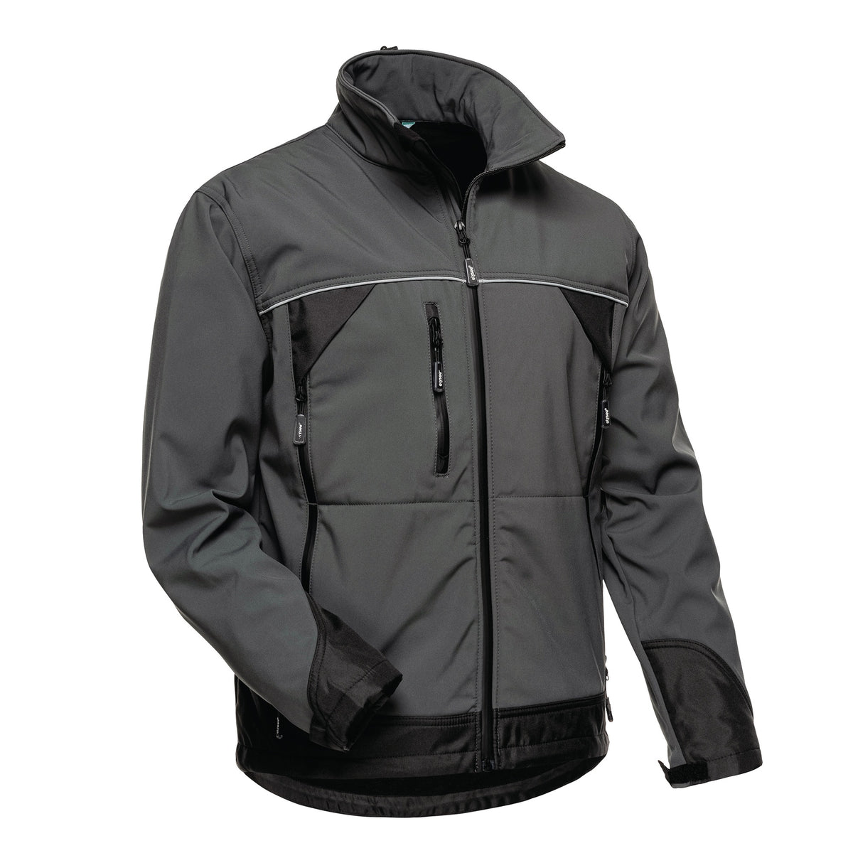 ELYSEE Softshelljacke ALPHA Schwarz Gr.S – Wind- & wasserdicht, atmungsaktiv
