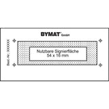 Schweisskraft Langzeitschablone 1/2 DIN A8 Nutzfl. 54x16mm ungerahmt - Art. 1231012SU