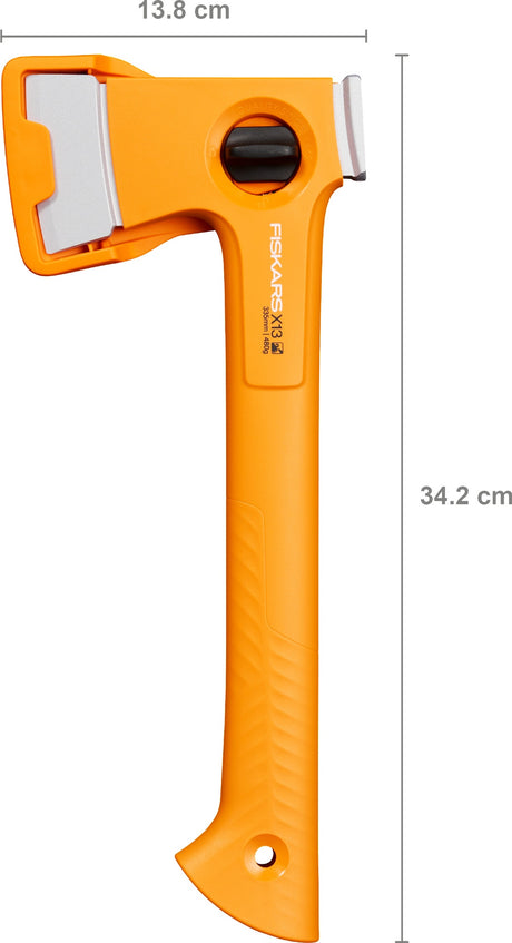 FISKARS Campingaxt X13 – Ultraleichte Axt mit 480 g und 332 mm FiberComp-Griff