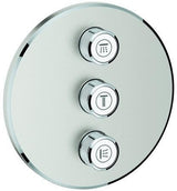 GROHE Grohtherm SmartControl 3-fach Unterputzventil Fertigmontageset rund warm sunset