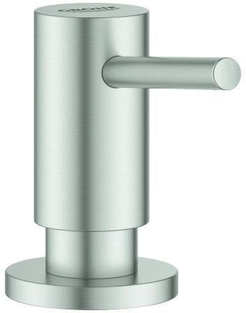 GROHE Cosmopolitan Seifenspender 500 ml – hard graphite, Wandmontage, für Flüssigseife
