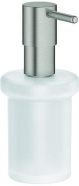 GROHE Essentials Seifenspender 40394_1 für Halter Essentials/-Cube, Glas satiniert, 160 ml