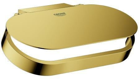 GROHE Selection WC-Papierhalter mit Deckel – Wandmontage, verchromt, verdeckte Befestigung