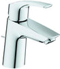 GROHE Eurosmart Einhand-Waschtischbatterie S-Size mit Kaltstart-Funktion und EcoJoy – Chrom