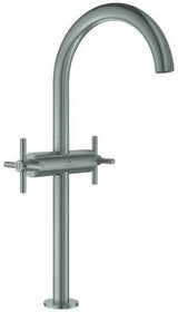 GROHE Atrio Waschtisch-Einlochbatterie XL-Size mit Kreuzgriffen, Chrom