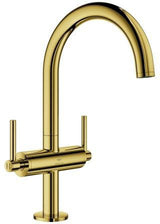 GROHE Atrio Waschtisch-Einlochbatterie L-Size mit Hebelgriffen in cool sunrise