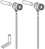 GROHE Befestigungssatz 49024000 für Euro Keramik Wand-Tiefspül-WC compact – Passgenaue Montage