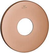 GROHE Rosette 48615 rund für Einhandmischer-Fertigmontagesets, Chrom, FastFixation, 53,1 mm