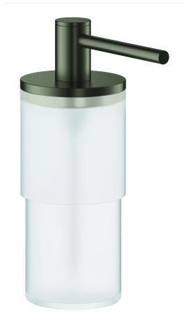 GROHE Seifenspender Allure/Atrio 40886 chrom – 160 ml Glasbehälter mit verchromter Pumpe