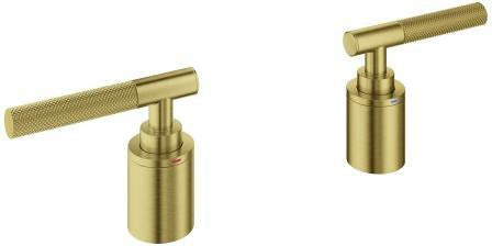 GROHE Atrio Private Collection Hebelgriffe mit Rändelstruktur in Chrom