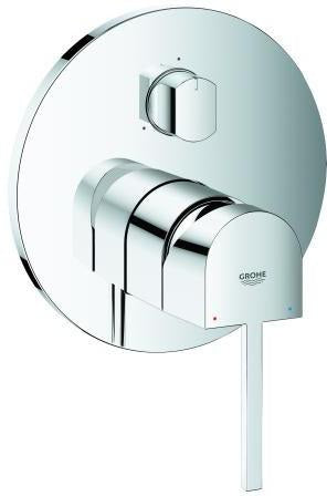 GROHE Plus Einhandbatterie Fertigmontageset 3-Wege-Umstellung Chrom