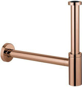 GROHE Geruchsverschluss 28912 für Waschtische 1 1/4 Zoll Messing Chrom – Flaschensiphon mit Rosette