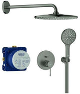GROHE Essence Duschsystem Unterputz mit Rainshower Mono 310 Kopfbrause – Chrom