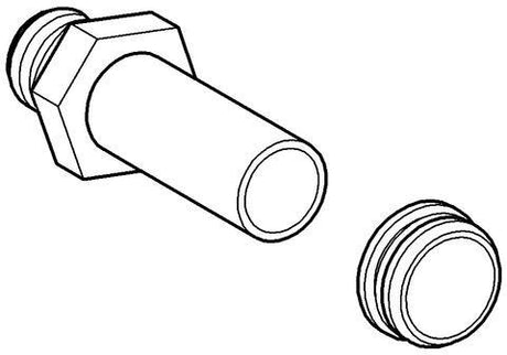 GROHE Urinal-Einlaufgarnitur 37044 DN15 – 1/2 Zoll für Urinalbecken mit Eingang von hinten