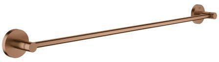 GROHE Essentials Badetuchhalter 600 mm Metall chrom – verdeckte Befestigung, zum Bohren oder Kleben