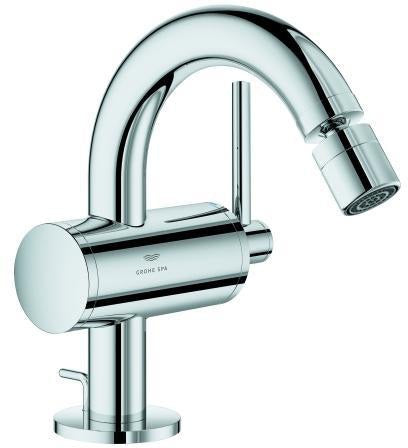 GROHE Atrio Einhand-Bidetbatterie 24364 – Chrom, SilkMove, Kugelgelenk-Mousseur