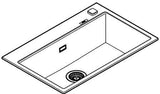 GROHE K700 Kompositspüle 780x510mm granit schwarz – 1 Becken, Quartzkomposit, Whisper