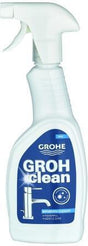 GROHE Grohclean Armaturen- und Badreiniger 500 ml Sprühflasche – Entkalkt und entfettet