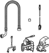 GROHE Installationsset Sensia Arena für automatische Spülung und Vorspülung