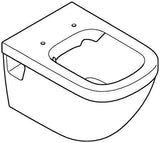 GROHE Euro Keramik Wand-Tiefspül-WC 39538 spülrandlos alpinweiß für UP-Spülkasten