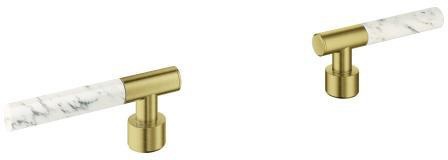 GROHE Atrio Private Collection Hebelgriffe White Attica Caesarstone Chrom
