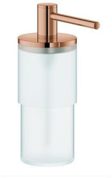 GROHE Seifenspender Allure/Atrio 40886 chrom – 160 ml Glasbehälter mit verchromter Pumpe