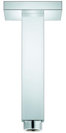 GROHE Rainshower Deckenauslass 154 mm Chrom – Brausearm mit Rosette und Rückstromsicherung
