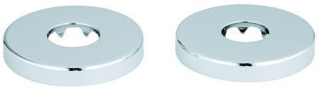 GROHE Rosette 11741 nickel – Armaturenrosette 65 mm außen, 20,8 mm innen