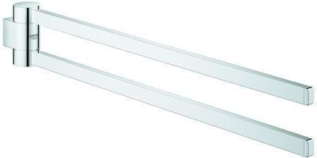 GROHE Handtuchhalter Selection 2-armig schwenkbar 441 mm Chrom – Wandmontage