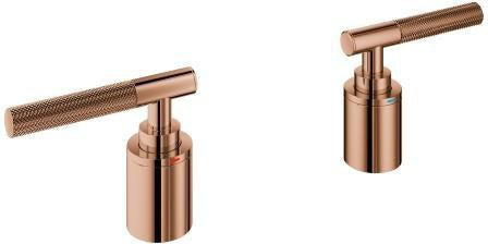 GROHE Atrio Private Collection Hebelgriffe mit Rändelstruktur in Chrom