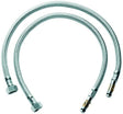GROHE Druckschlauch 45484 3/8 Zoll x 484 mm 2 Stück chrom – Anschlussschlauch für Armaturen