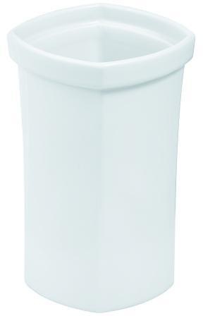 GROHE Ersatzglas 40671 für Toilettenbürstengarnitur – Keramik, passend für Grandera