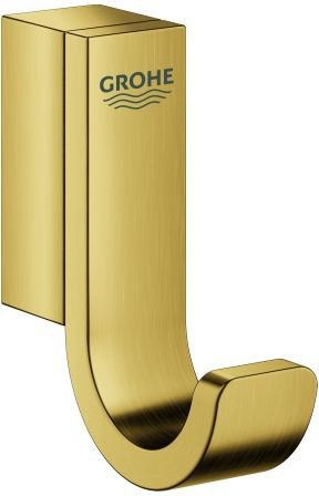 GROHE Selection Bademantelhaken Einfach Chrom – verdeckte Befestigung, Metall, 1 Haken