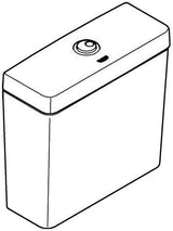 GROHE Essence Aufsatzspülkasten Sanitärkeramik alpinweiß, Anschluss von unten, Dual Flush 3/4,5 l