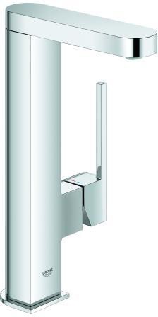 GROHE Plus Einhand-Waschtischbatterie L-Size mit Push-open Ablaufgarnitur und schwenkbarem Auslauf in Chrom