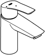 GROHE Eurosmart Einhand-Waschtischbatterie S-Size mit versenkbarer Kette – Chrom