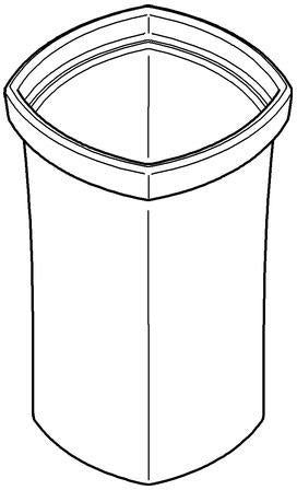GROHE Ersatzglas 40671 für Toilettenbürstengarnitur – Keramik, passend für Grandera