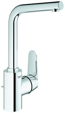 GROHE Eurodisc Cosmopolitan Einhand-Waschtischbatterie L-Size Chrom – schwenkbarer Auslauf & SilkMove-Technologie