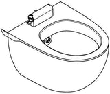 GROHE WC-Keramik 14900 für Sensia IGS Dusch-WC in alpinweiß – Wandmontage