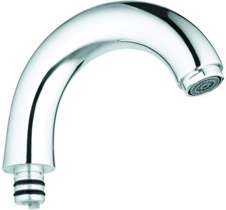 GROHE Auslauf 13221 chrom – Passgenauer Ersatz-Auslauf für GROHE Armaturen