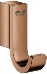 GROHE Selection Bademantelhaken Einfach Chrom – verdeckte Befestigung, Metall, 1 Haken