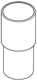 GROHE Ersatzglas 40952 für Toilettenbürstengarnitur – Mattglas, passgenau
