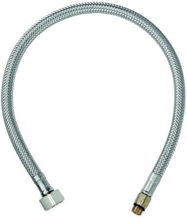 GROHE Druckschlauch 46255 flexibel M10x1 x 3/8 Zoll 544 mm chrom – Sanitär-Armaturen-Zubehör