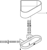 GROHE Selection Eck-Duschablage 41038 mit verdeckter Befestigung – Chrom