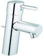 GROHE Concetto Einhand-Waschtischbatterie mit Zugstangen-Ablaufgarnitur, chrom – Energie-Spar-Funktion